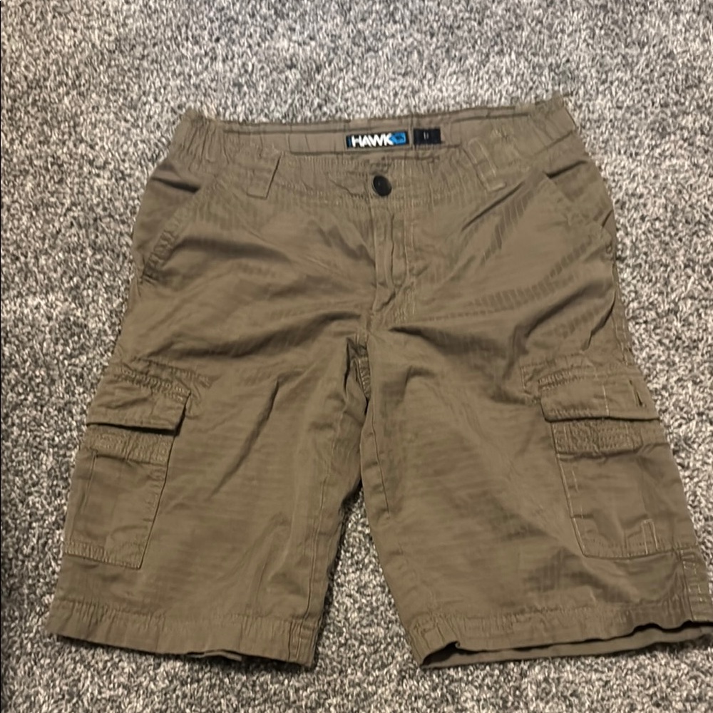 Hawke & Co Tan Cargo Shorts Cotton Blend Casual